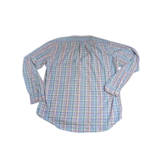Ralph Lauren Mens Button Down Shirt Long Sleeve Plaid Pattern Casual - Picture 2 of 4